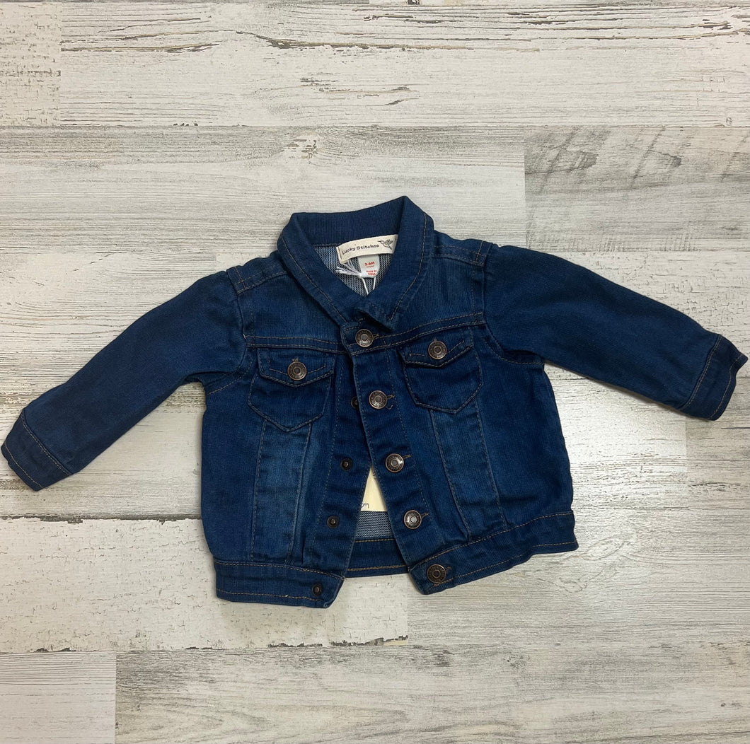 Lucky Stitches “Penny” (3-6 month snap jacket)