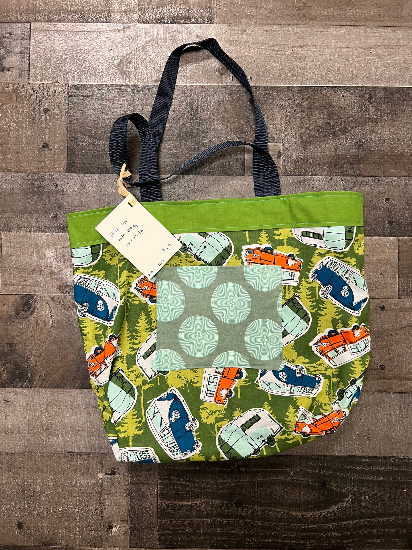 Roll up, Reusable Tote Bag