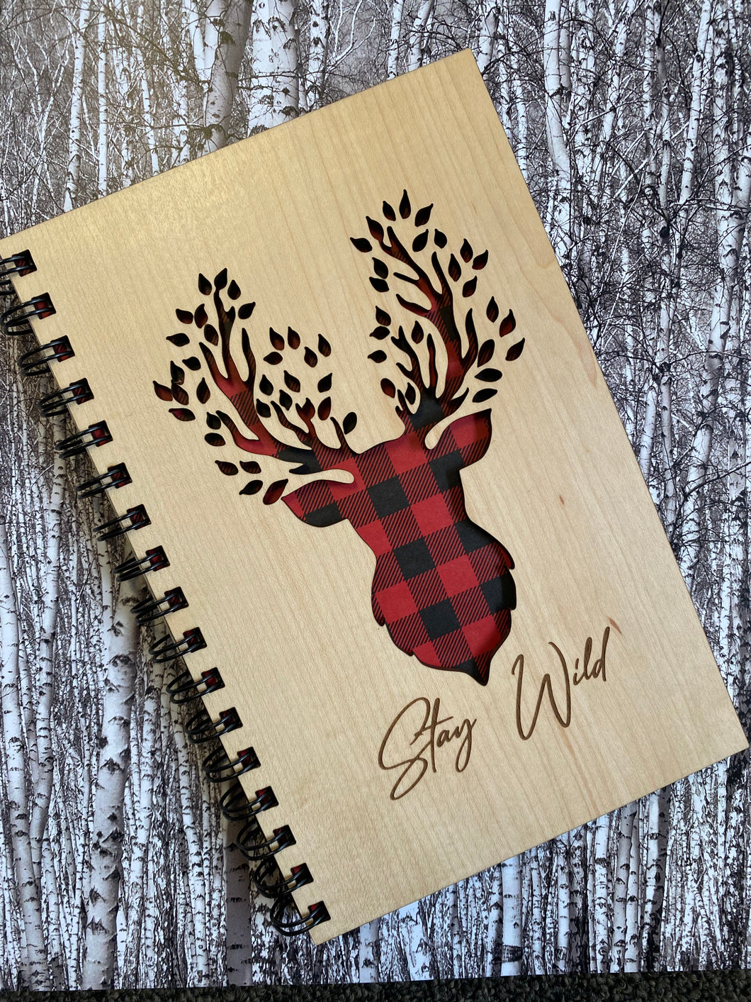 Wood Cover Blank Journals
