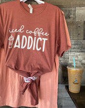 Load image into Gallery viewer, Iced Coffee Addict Tee
