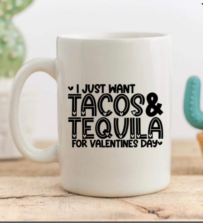 Tacos & Tequila Coffee Mug